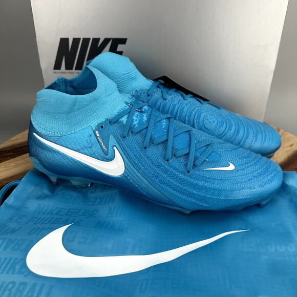 Nike Phantom Luna II Elite FG Men\'s Size 10.5 Blue Fury White Soccer FJ2572-400 main image 5
